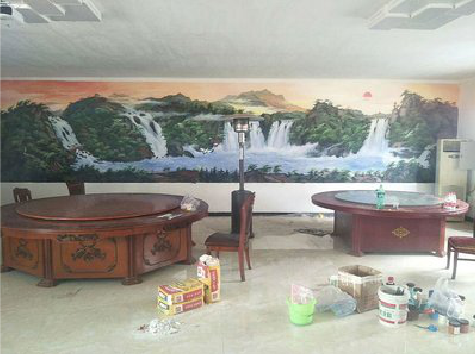 上栗墙绘-写实风景