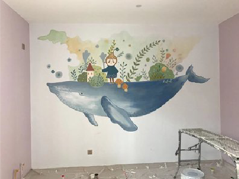 上栗手绘墙的特点及优势。